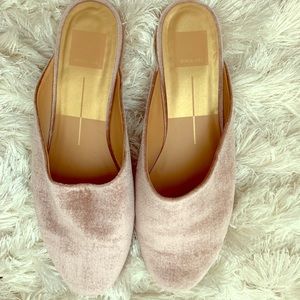 Dolce Vita Adely Blush Velvet Flats